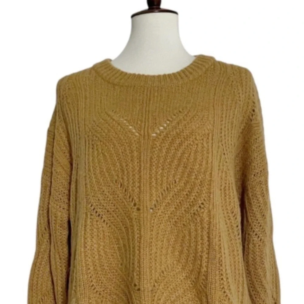Madewell Charley Pullover Sweater Women's Large Knit Crew‎ Neck